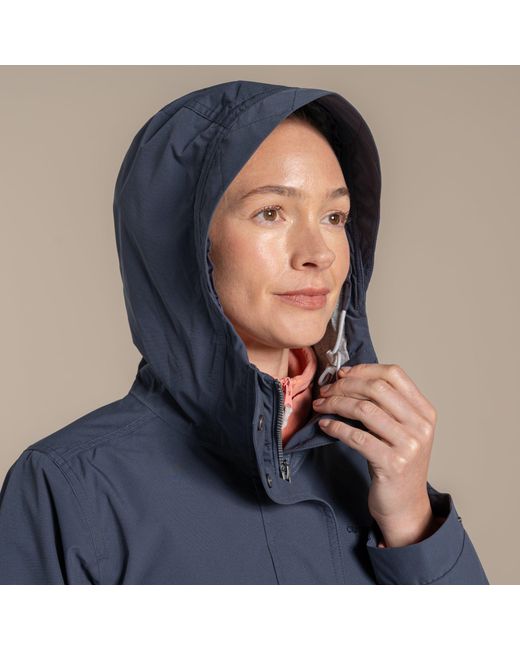 Craghoppers Blue Cinquefoil Waterproof Walking Jacket