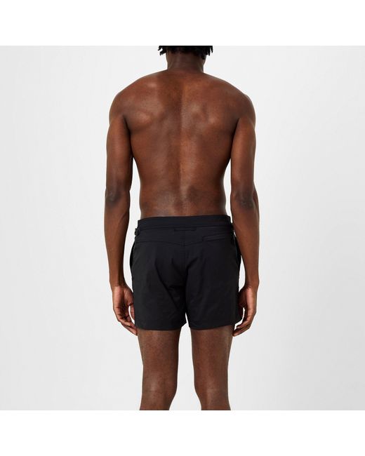 Tom Ford Blue Compact Poplin Swim Shorts for men