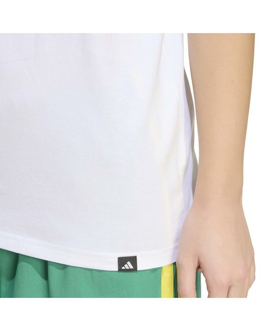 Adidas White Oversized T-Shirt