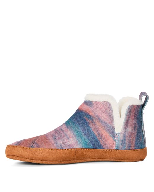 TOMS Blue Lola Slip Ladies
