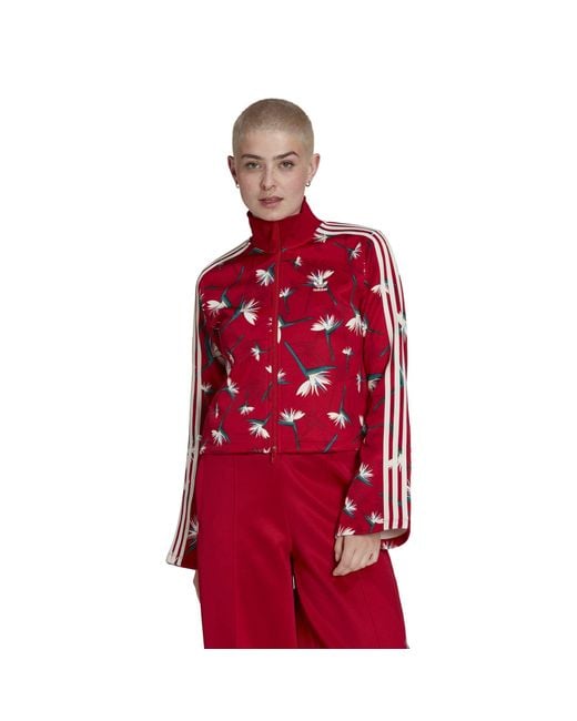 Adidas Originals Red Adidas Thebu Magugu Beckenbauer Track Top
