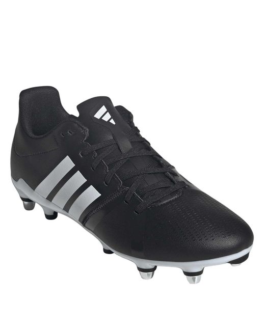 Adidas Black Adizero Rs15 Rise Soft Ground Rugby Boots