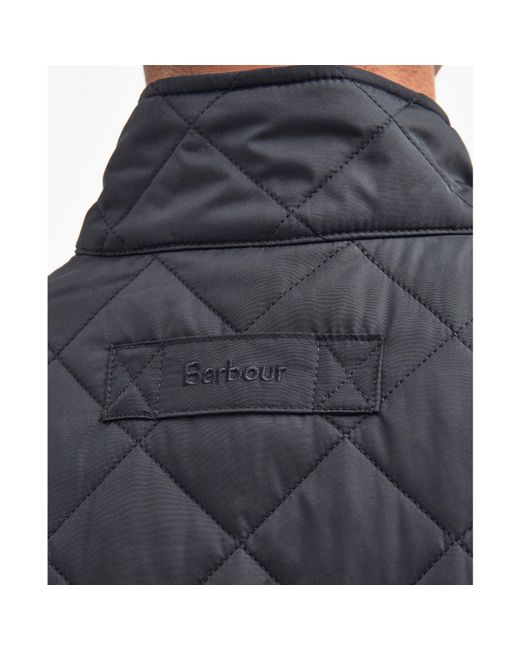Barbour Blue Lowerdale Diamond-Quilted Gilet for men