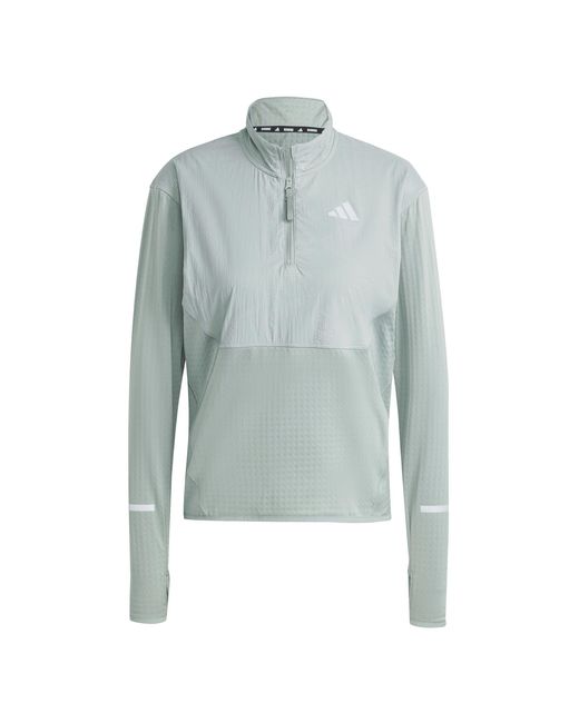 Adidas Blue Ultimate High Visibility Half Zip Performance Tracksuit Top