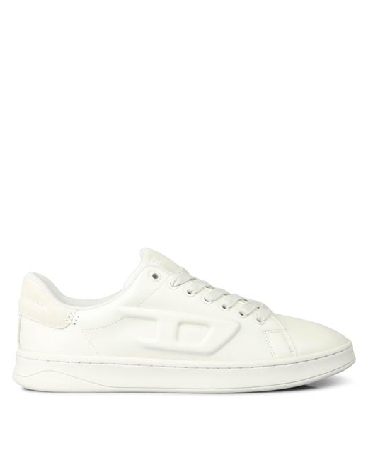 DIESEL White S-Athene Low Trainers for men