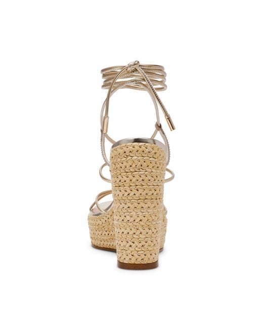 Steve Madden Metallic Wedge Sandals