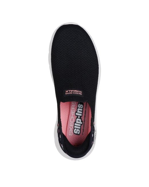 Skechers Blue Go Walk Flex Sunset Rose Slip-On Runners