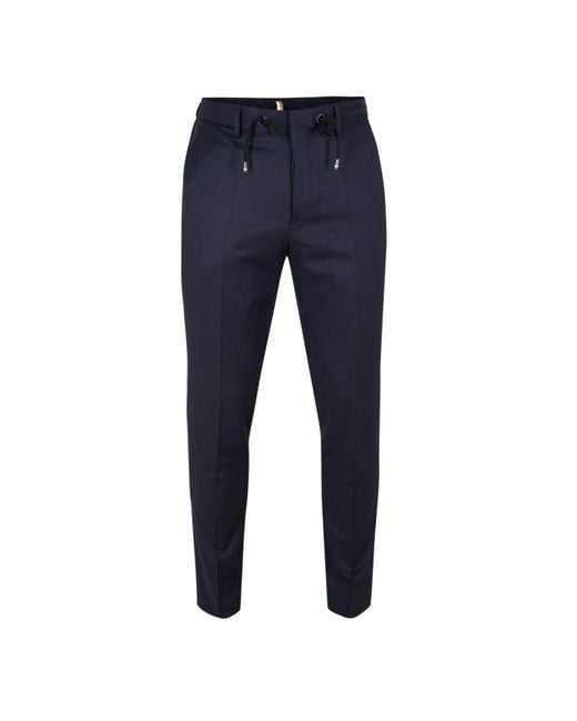 Boss Blue H-Genius-Ds-B1 10236006 01 Straight Leg Trousers for men