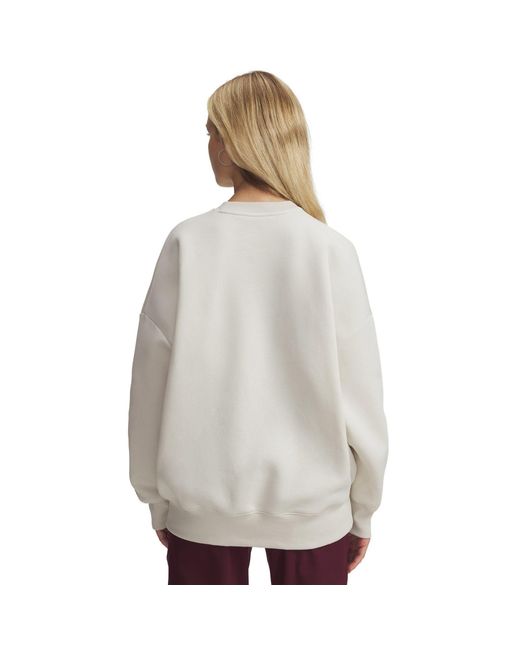 Under Armour Gray Rival Fleece Crew Sweatshirt