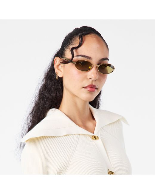 Bottega Veneta Multicolor Bv1386S Oval Sunglasses