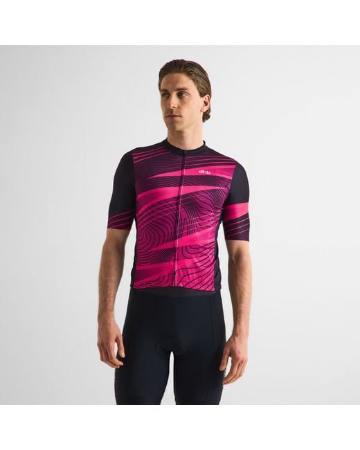 Dhb Purple Blok Short Sleeve Jersey 3.0