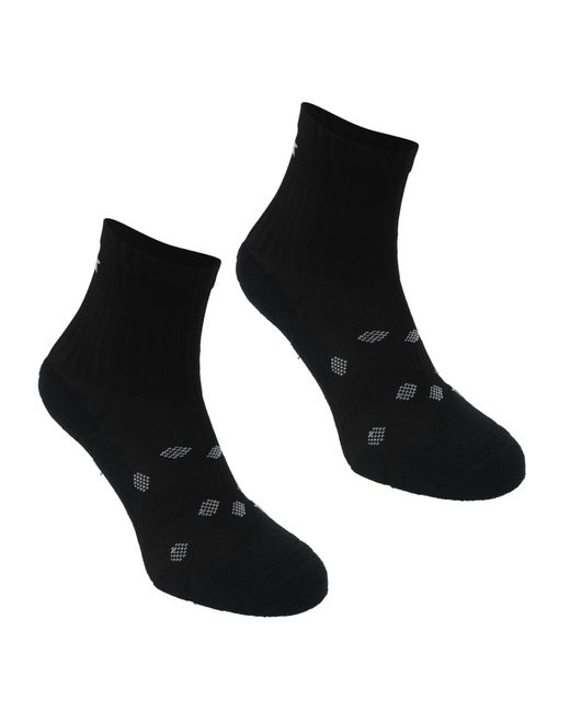 Karrimor Black 2 Pack Running Socks Ladies