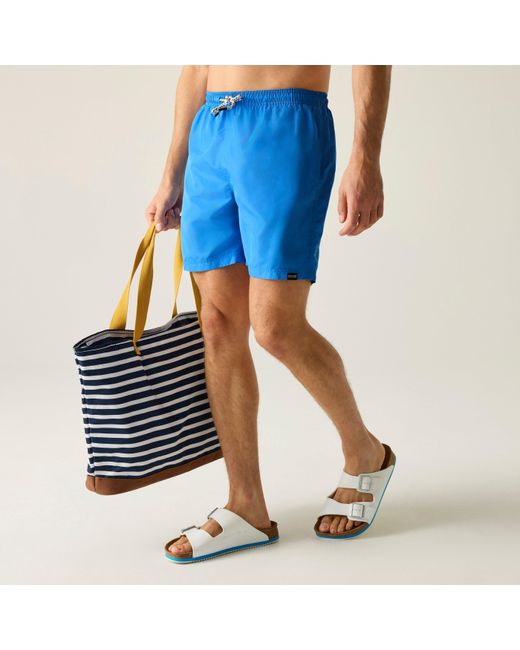 Regatta Blue Mackleyna Quick-Drying Swim Shorts for men