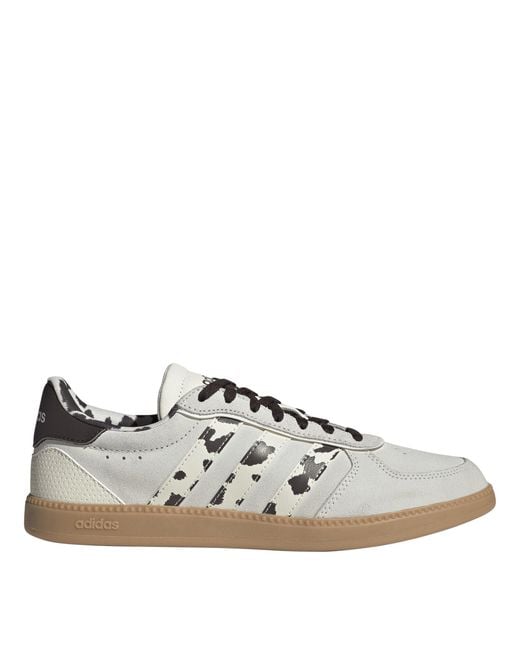 Adidas Gray Breaknet Sleek Suede Shoes