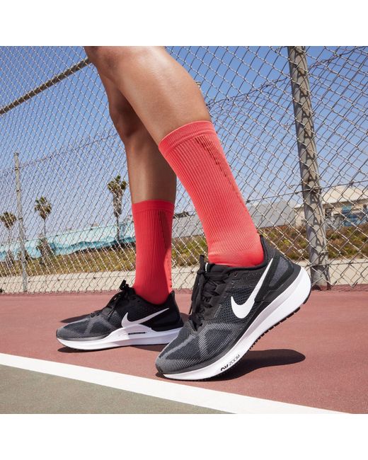 Nike Black Air Zoom Structure 25 Road Running Shoes