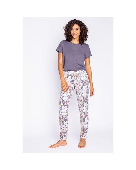 Pj Salvage Purple Pant