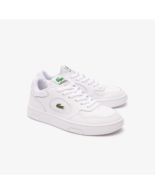 Lacoste White Lineset Trainers