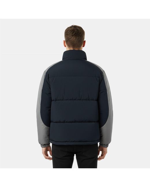 Jack Wills Blue Long Sleeve Short Puffer Jacket for men