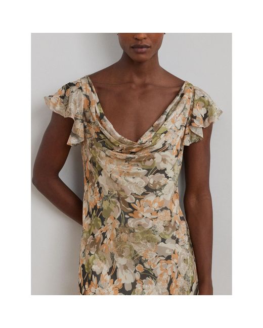 Ralph Lauren Metallic Lusita Gown