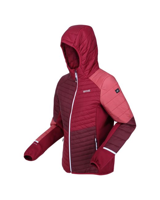 Regatta Red Quilted Weather-Resistant Insulated Puffer Jacket