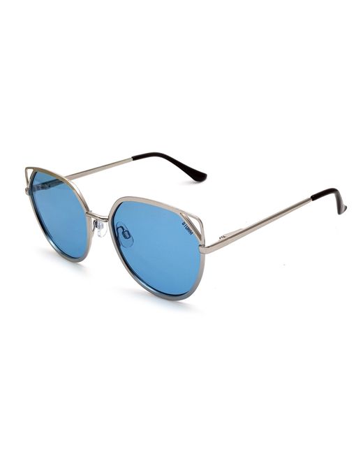 Storm Blue Cutout Cat Eye Sunglasses