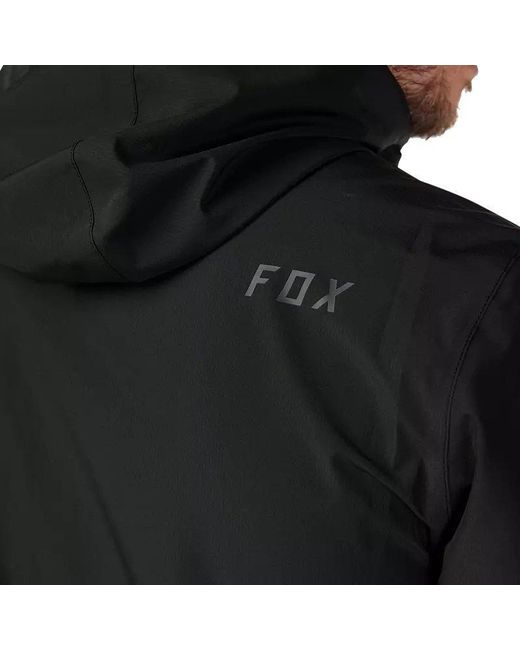 Fox Black Ranger Waterproof Performance Cycling Jacket for men