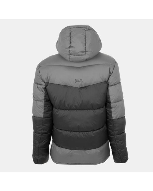 Everlast Gray Tech Short Puffer Jacket for men