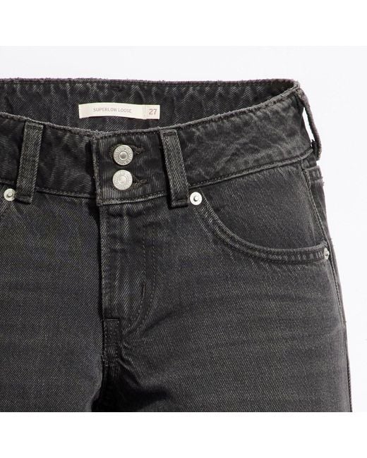 Levi's Gray Superlow Loose