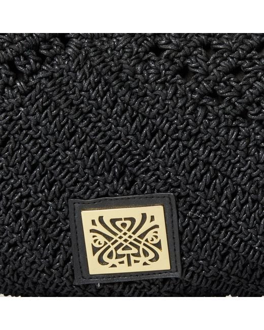 Biba Black Fringe Shoulder Bag