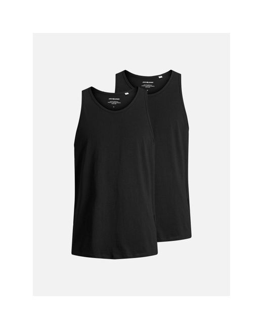 Jack & Jones Black 2-Pack Vest for men