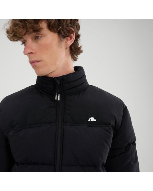 Ellesse Black Nebulus Puffer Jacket for men