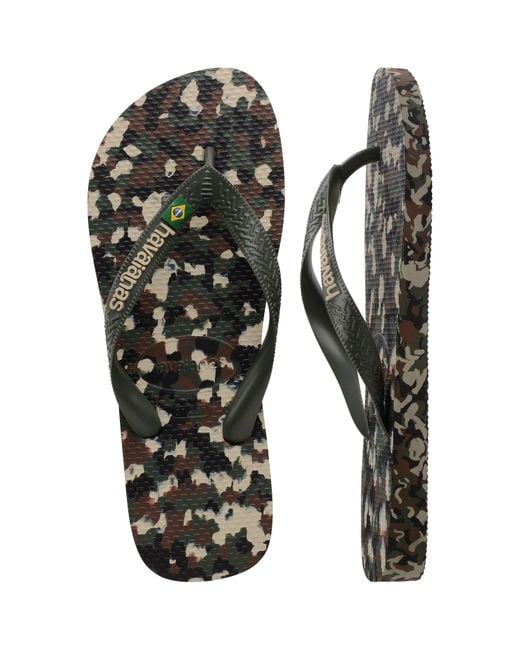 Havaianas Brown Brasil Flip Flops for men