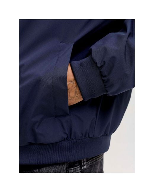 Jack & Jones Blue Charge Bomber Jacket for men