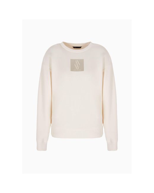 ARMANI EXCHANGE White Felpa