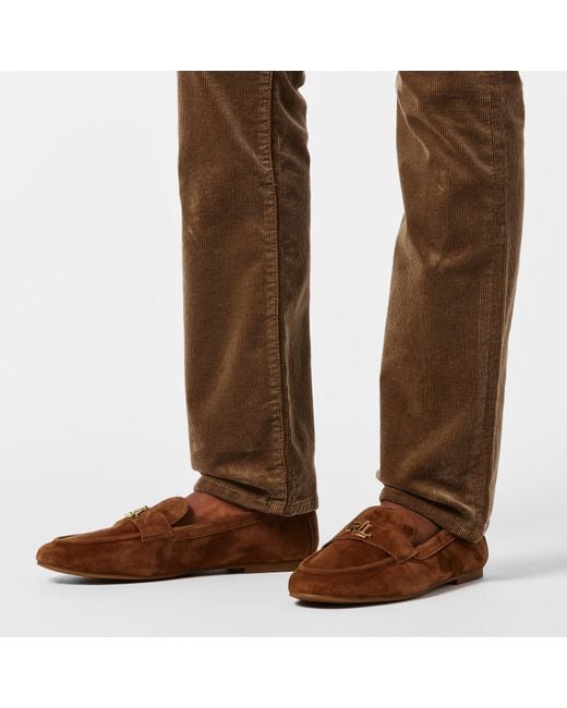 Ralph Lauren Brown Averi Loafers