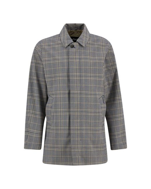 Barbour Gray Rokig Waterproof Mac for men