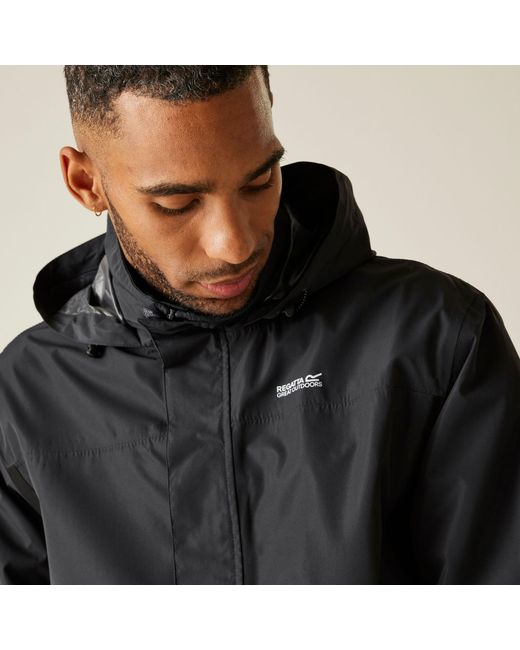 Regatta Black Matt Ii Waterproof Isotex Jacket for men