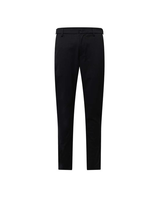 Replay Black Fishbone Chinos for men