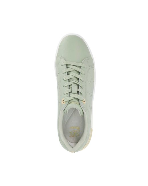 Dune Green Eave Low-Top Trainers