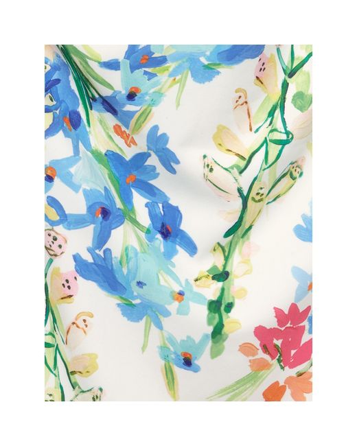 Phase Eight Blue Serina Floral Midi Dress