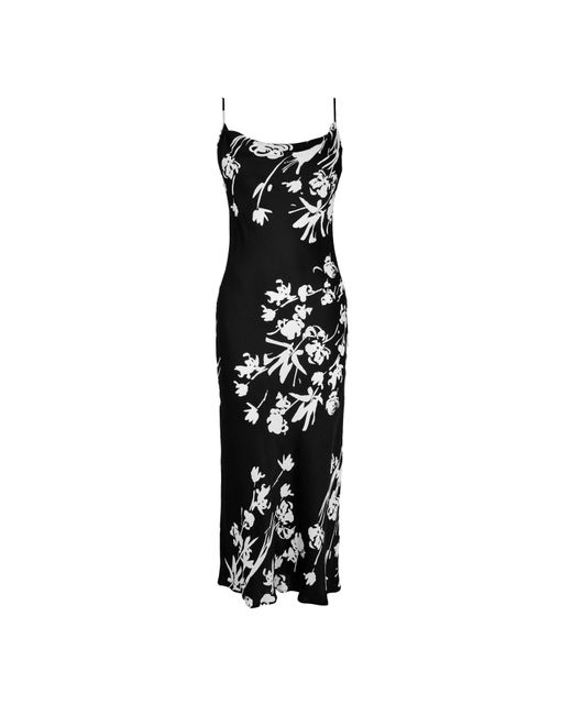 Marella Black Camisole Floral Dress