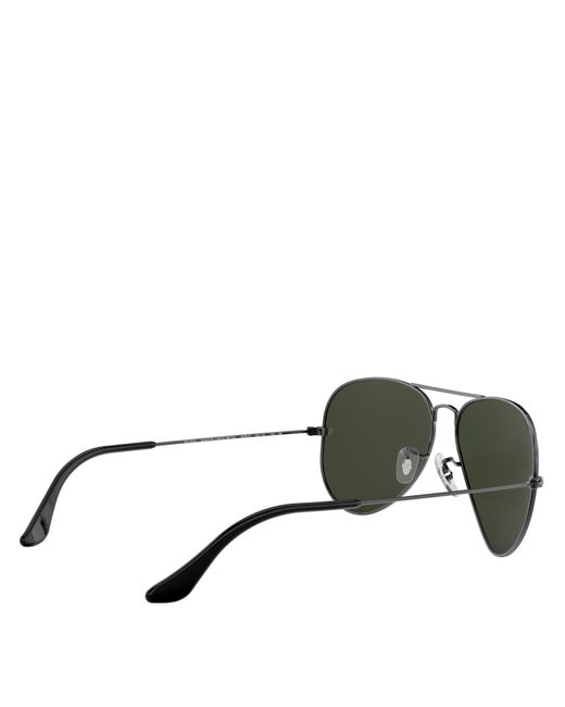 Ray-Ban Green Large Aviator Sunglasses