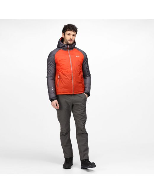 Regatta Red Radnor Waterproof Breathable Recycled Insulation Lightweight Jacket for men
