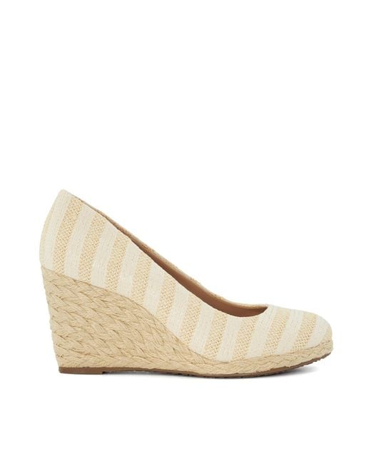 Dune Natural Annabels Wedge Sandal