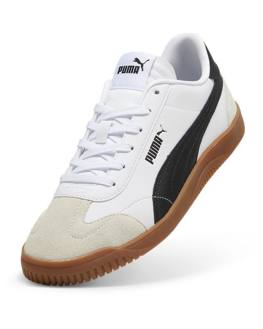 PUMA White Low-Top Trainers