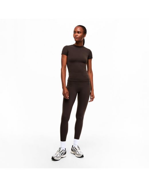 The Couture Club Brown Sculpting Stretch Emblem Baby T-Shirt