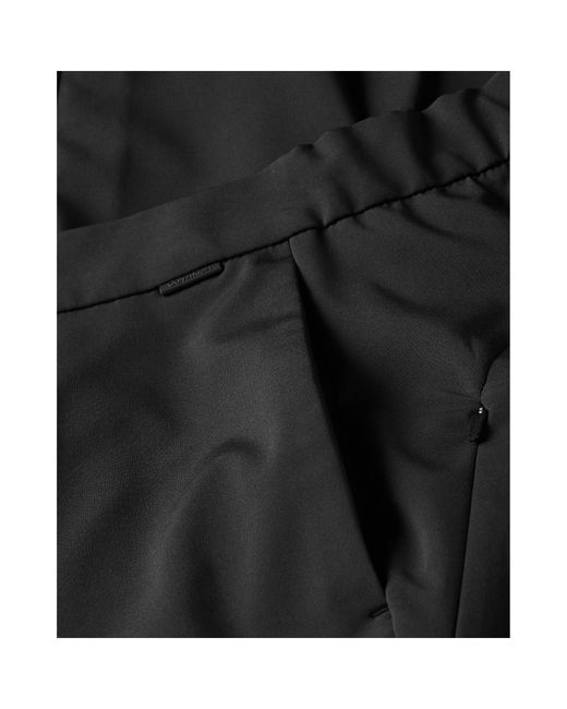 Calvin Klein Black Tech Knitted Performance Tapered Trousers for men