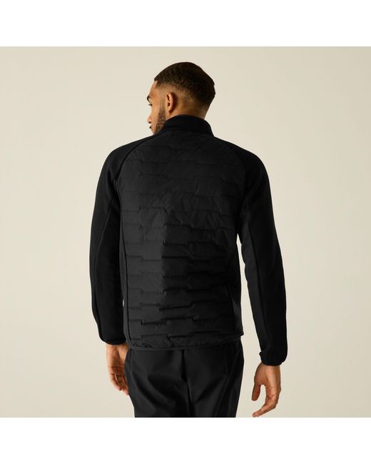 Regatta Black Cyrus Hybrid Insulated Jacket for men
