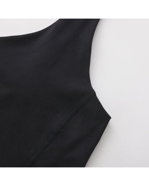 La Gear Black V-Neck Active Tank Top
