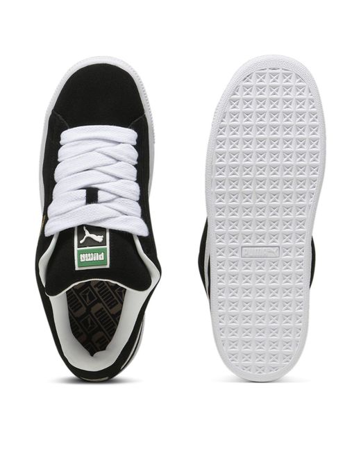 PUMA Black Suede Classic Sneakers for men